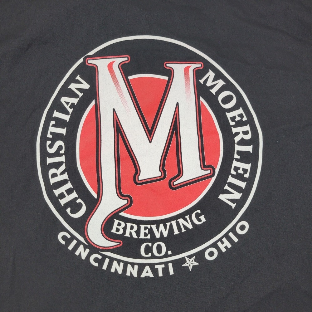 Dickies Christian Moerlein Lagers & Ales Button Up Work Shirt Mens 2XL Black NWT